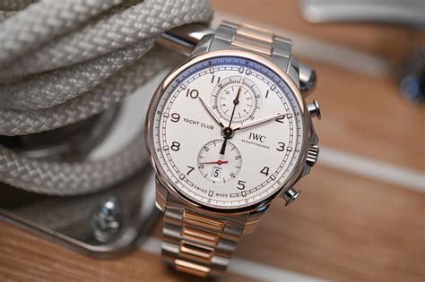 iwc portuguese yacht club chronograph gold|portugieser yacht club chronograph.